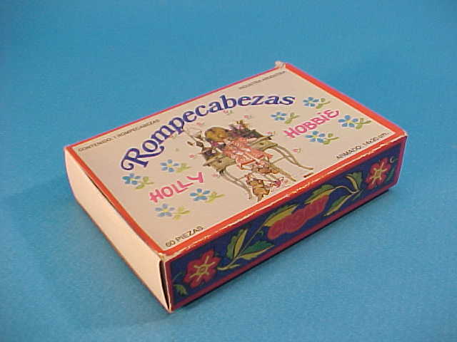 VINTAGE HOLLY HOBBIE JIGSAW PUZZLE #3 BOX ARGENTINA 85  