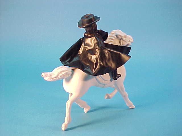 1970s ZORRO FIGURE #1 PLASTIC TOY SOLDIER GUY WILLIAMS  