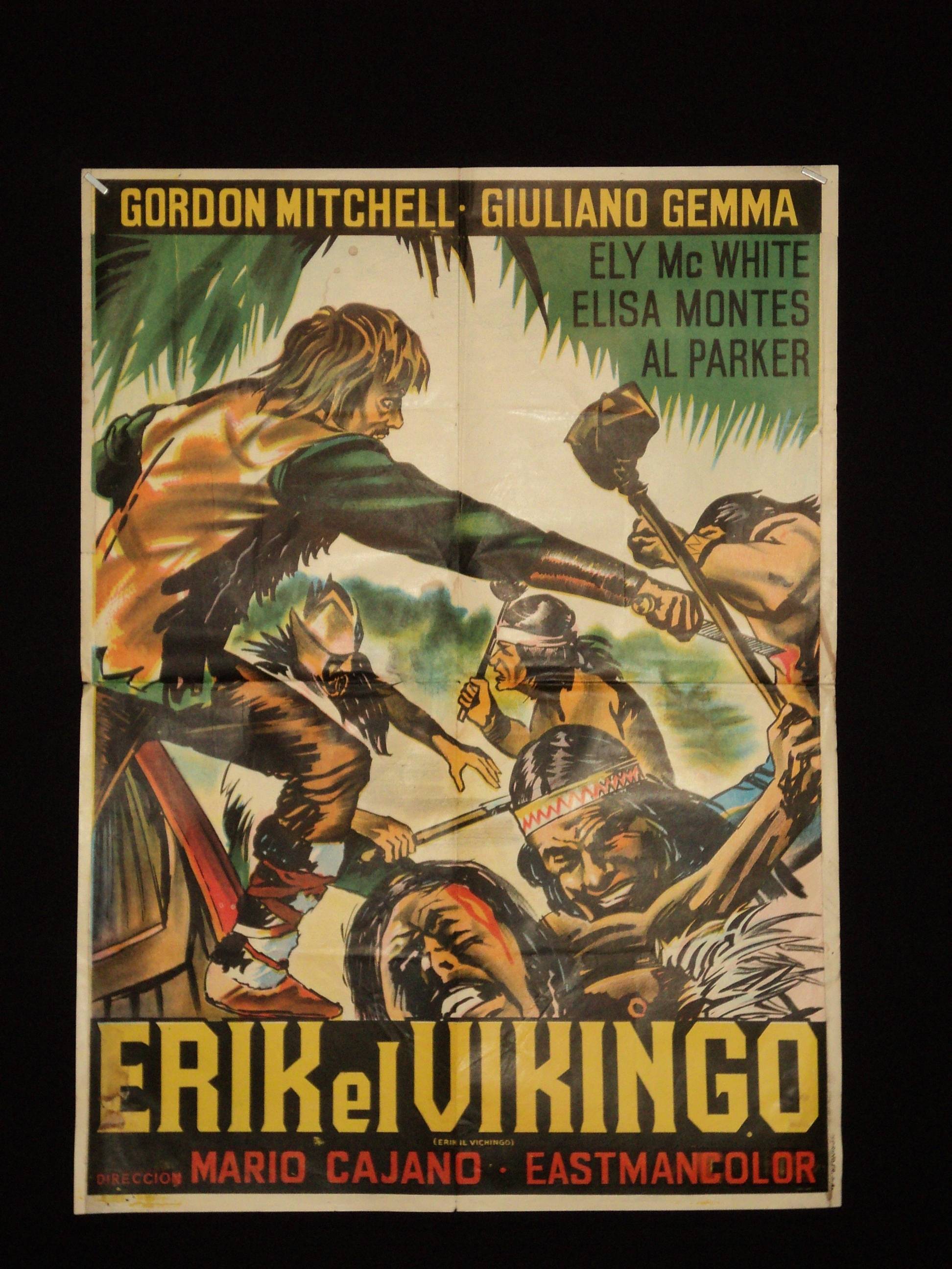 ERIK, IL VICHINGO * GIULIANO GEMMA * ARGENTINE POSTER  