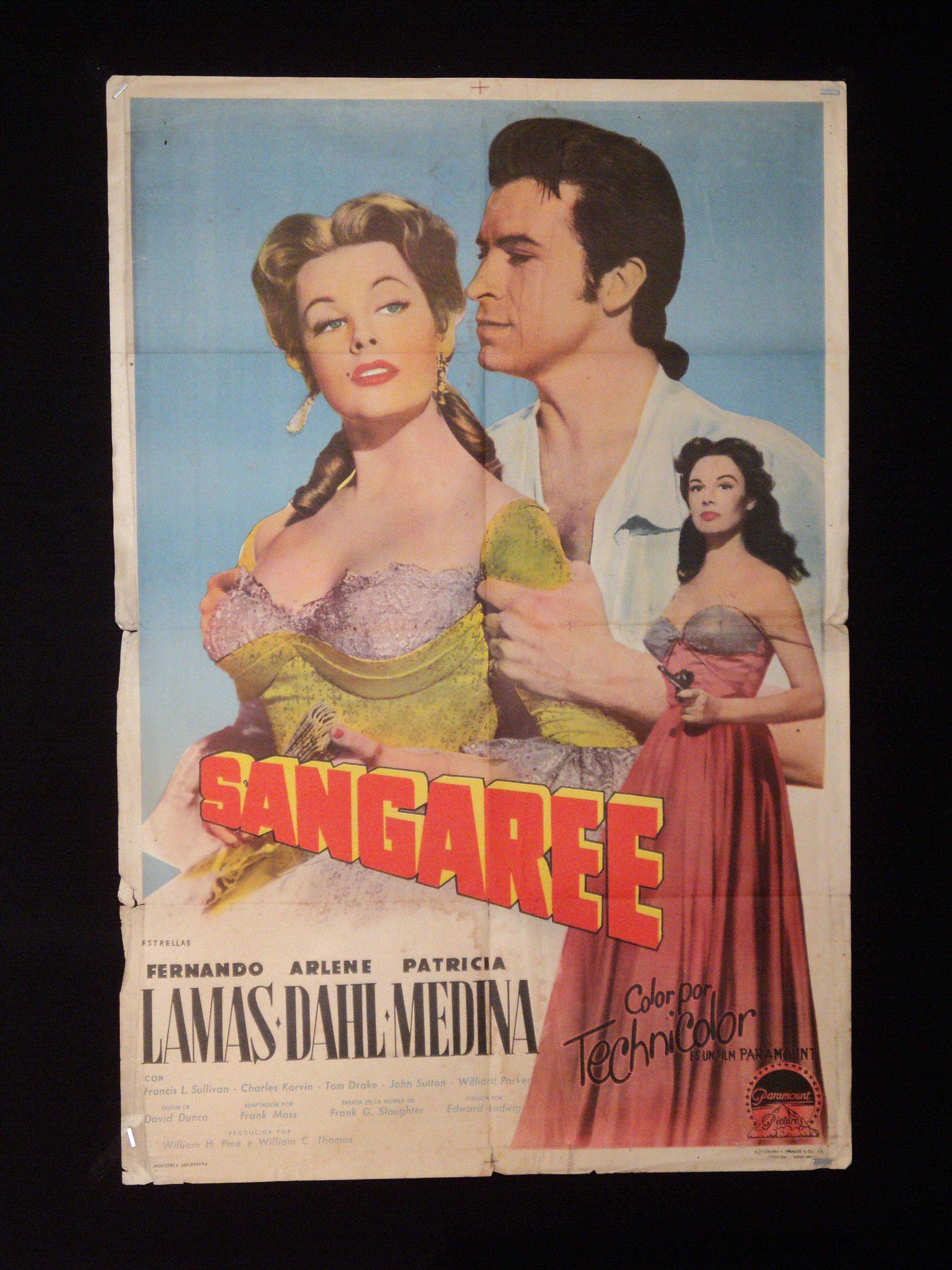 Sangaree Fernando Lamas Arlene Dahl Argentine Sh Movie Poster On Popscreen