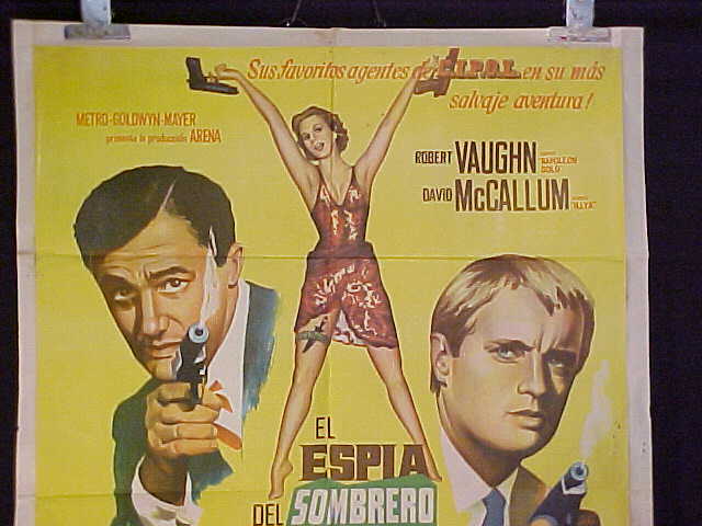 THE MAN FROM UNCLE * THE SPY IN THE GREEN HAT * ARGENTINE 1sh MOVIE 