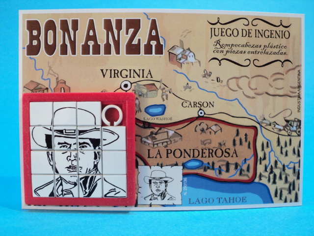 BONANZA * JOSEPH LITTLE JOE CARTWRIGHT (Michael Landon) * SLIDE PUZZLE 